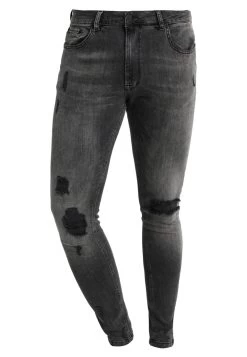 Pier One Vaqueros Pitillo - Black Denim -Tienda De Hombres Con Estilo bc7aeb8a629541279196d8ff2c547dd0