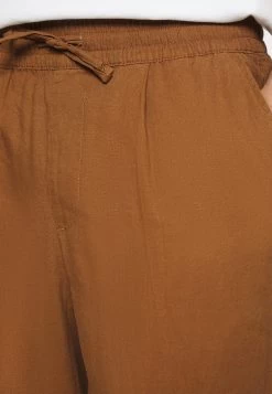 Pier One Drawcord Trousers Linen Blend - Pantalones - Brown -Tienda De Hombres Con Estilo bedf8e1eb0ea4ab1b26ff4d546d32792