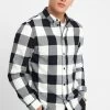 Pier One Camisa - Black/White -Tienda De Hombres Con Estilo c00c1a645db34dd993cad782284ff6ec