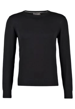 Pier One Basic Crewneck - Jersey De Punto - Black -Tienda De Hombres Con Estilo c5ca2388fe5d4d33a54abb4077ab8816
