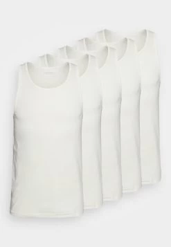 Pier One 5 Pack - Camiseta Interior - White -Tienda De Hombres Con Estilo c617b98cffae45108f57c71052399269