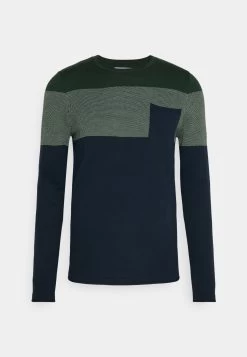 Pier One Jersey De Punto - Green/Blue -Tienda De Hombres Con Estilo c8592c6c2e724b62ad07da25f043da94