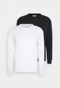 Pier One 2 Pack - Sudadera - White/Black -Tienda De Hombres Con Estilo c8d8ecb087614e1d86ddf5a1041c7c53