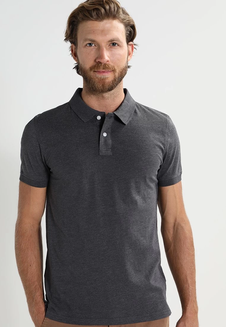 Pier One Polo - Dark Grey Melange 3 Pier One Polo - Dark Grey Melange