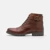Pier One Leather - Botines Con Cordones - Brown -Tienda De Hombres Con Estilo cc36912fd13c41d5bc50a6bc7214b455