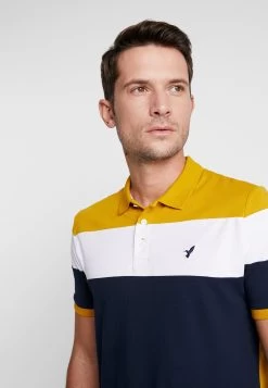 Pier One Polo - Dark Blue/Mustard -Tienda De Hombres Con Estilo cf6c6e70fc1646b69c258ce52b28f46a