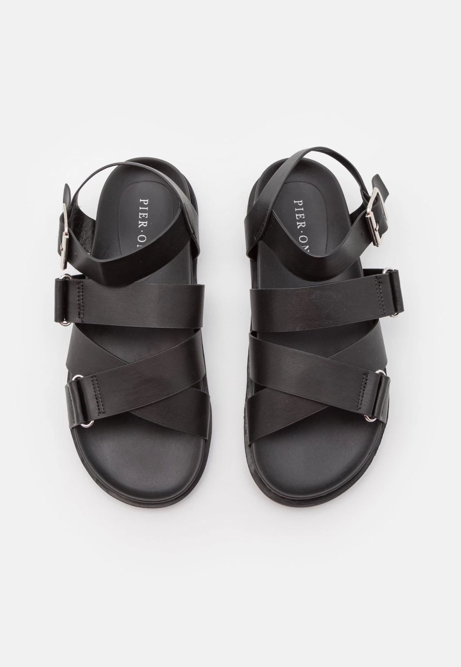 Pier One Unisex - Sandalias - Black 6 Pier One Unisex - Sandalias - Black - Imagen 4