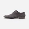 Pier One Leather - Zapatos Con Cordones - Grey -Tienda De Hombres Con Estilo d01d70a2887940128b07be1b4c4d6526