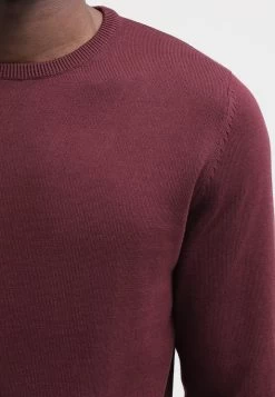Pier One Basic Crewneck - Jersey De Punto - Bordeaux -Tienda De Hombres Con Estilo d715837f4bae40fc8cff240ff173ecfa