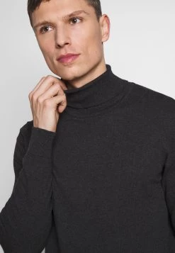 Pier One 2 Pack - Basic Turtleneck - Jersey De Punto - Black/Mottled Dark Grey -Tienda De Hombres Con Estilo dae9b7478ecf4c01b32d63f49f06051a