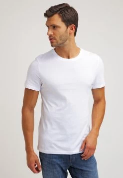 Pier One 2 Pack - Camiseta Básica - White/Black -Tienda De Hombres Con Estilo db5a52b513bc4cb5ade3596d469995e6