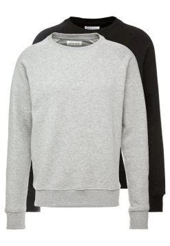 Pier One 2 Pack - Sudadera - Mottled Light Grey/Black 12 Pier One 2 Pack - Sudadera - Mottled Light Grey/Black -Tienda De Hombres Con Estilo dba537e667ce4fe2aee0ab958e24e9cf