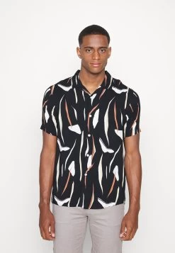 Pier One Contemporary Art Regular Resort- Camisa - Black -Tienda De Hombres Con Estilo dd4e10843217472fb51b04fa3bf4732c