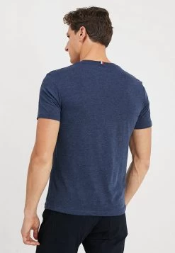 Pier One Camiseta Básica - Mottled Dark Blue -Tienda De Hombres Con Estilo dd651f97754741faafc702872c502666