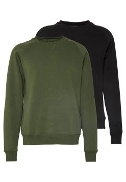 Pier One 2 Pack - Sudadera - Khaki/Black