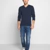 Pier One 2Pack - Jersey De Punto - Dark Blue -Tienda De Hombres Con Estilo e46579a300c3403f87ac2748e5c2e8d5