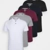 Pier One 5 Pack - Polo - Black/White/Bordeaux/Navy/Gray Marl -Tienda De Hombres Con Estilo e7f3b5380f9d45399476922a034db884