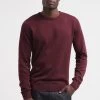 Pier One Basic Crewneck - Jersey De Punto - Bordeaux