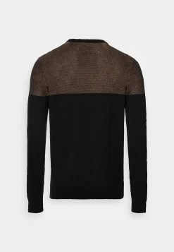 Pier One Jersey De Punto - Black/Brown 6 Pier One Jersey De Punto - Black/Brown -Tienda De Hombres Con Estilo eb9234e8ed294d55a60da22b61a8b1db