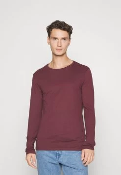 Pier One 2 Pack - Camiseta De Manga Larga - Bordeaux/Dark Blue -Tienda De Hombres Con Estilo ec34e75e407e44c5926acc5c320e1444