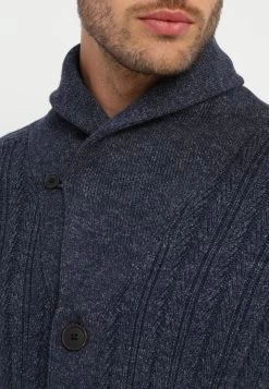 Pier One Chaqueta De Punto - Mottled Blue -Tienda De Hombres Con Estilo ef40e0eb12f0403b9e1d20c5191e9a36