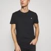 Pier One Camiseta Básica - Black -Tienda De Hombres Con Estilo efbc3ee78b534fd9931abbd4d9975b0d
