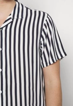 Pier One Camisa - Dark Blue/White -Tienda De Hombres Con Estilo f04216a06fc842d38c3fc0f259374953