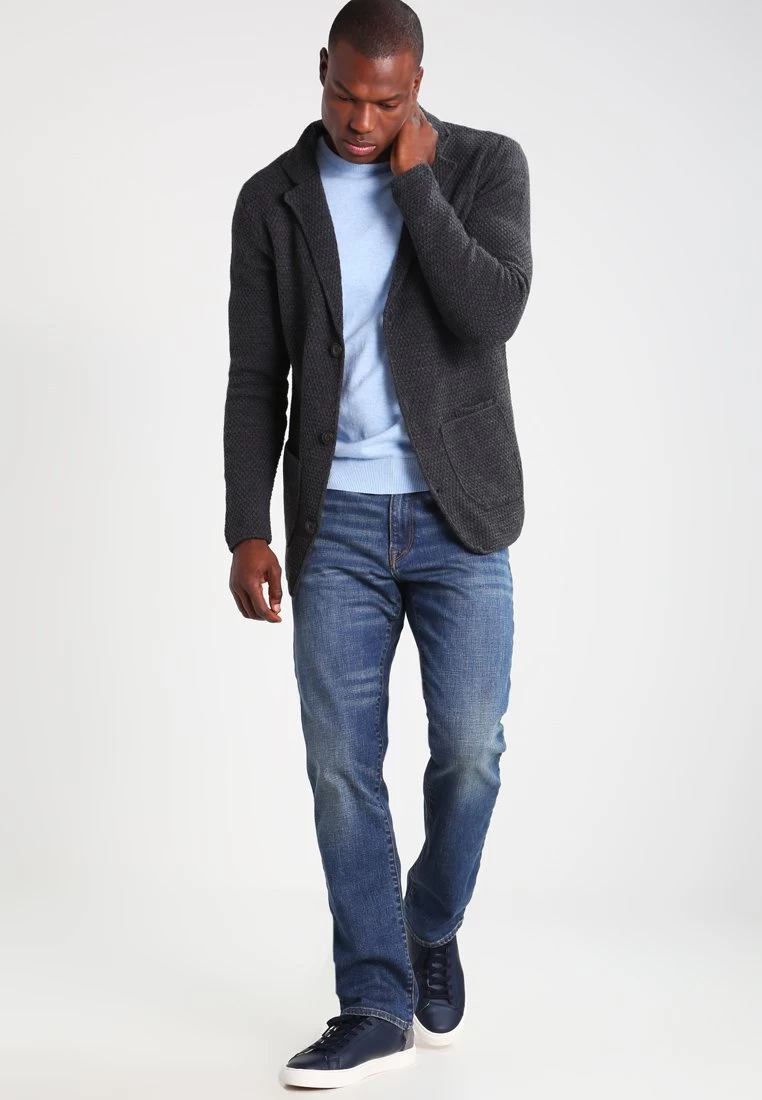 Pier One Chaqueta De Punto - Mottled Dark Grey 4 Pier One Chaqueta De Punto - Mottled Dark Grey - Imagen 2