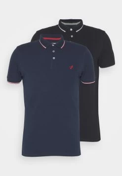 Pier One 2 Pack - Polo - Black/Dark Blue -Tienda De Hombres Con Estilo f1dd8e041b374827b9335308c581e6ba