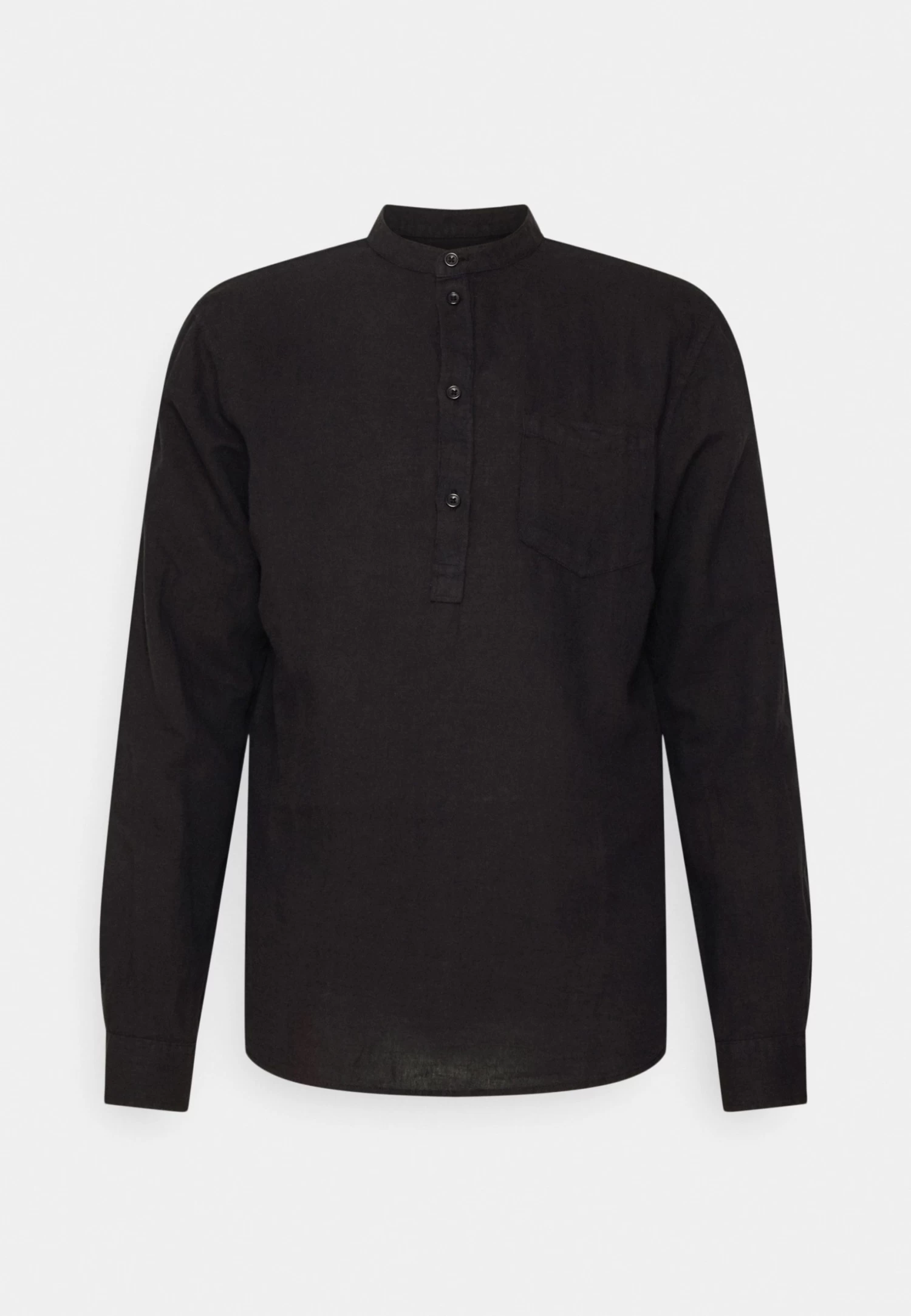 Pier One Linen Cotton Mix 2 Pack - Camisa - White/Black 5 Pier One Linen Cotton Mix 2 Pack - Camisa - White/Black - Imagen 3