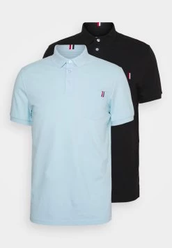 Pier One 2 Pack - Polo - Light Blue/Black -Tienda De Hombres Con Estilo f764a289a7a348d2a5d1286b8919369d
