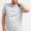 Pier One Basic - Polo - Light Grey Melange -Tienda De Hombres Con Estilo f8d0d0a5624f4fb79e1813c8026b3f79
