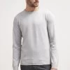Pier One Basic Crewneck - Jersey De Punto - Light Grey -Tienda De Hombres Con Estilo f8db32b329f64ca7a5bff641a17f39df