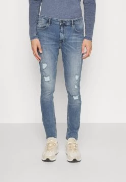 Pier One Vaqueros Pitillo - Dark Blue Denim