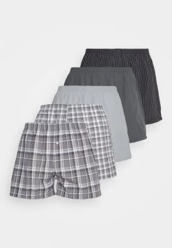 Pier One 5 Pack - Boxer - Black/Grey/White