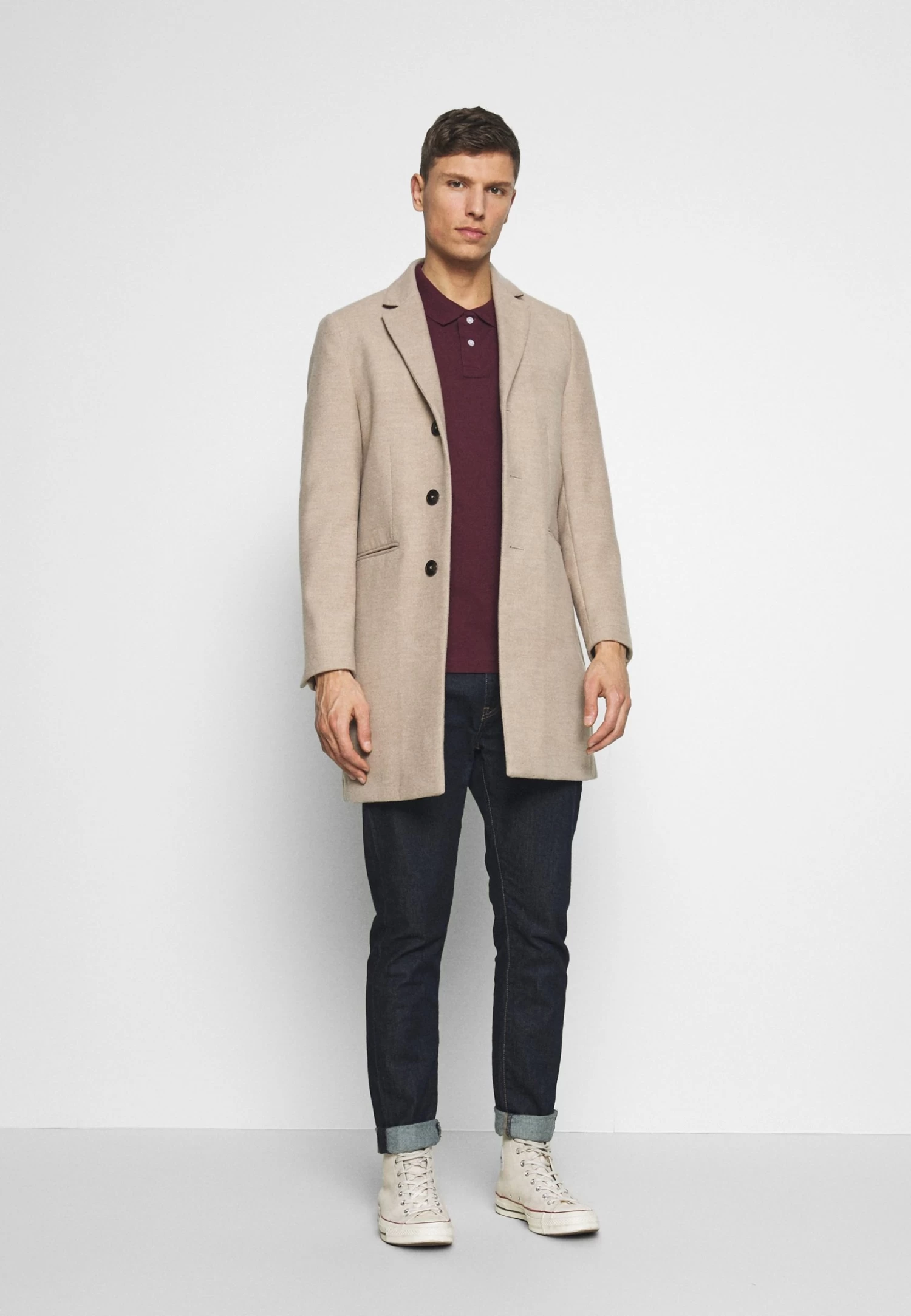 Pier One 2 Pack - Polo - Dark Blue/Bordeaux 3 Pier One 2 Pack - Polo - Dark Blue/Bordeaux